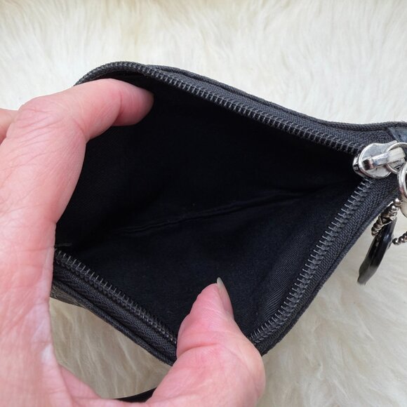 GUC Coach Signature Classic Wristlet (Small) in Canvas/Leather - Picture 3 of 4